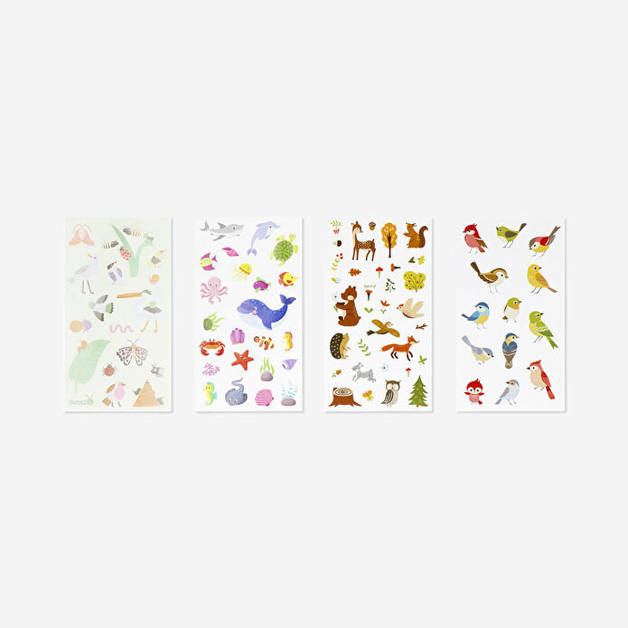 Flying Tiger Copenhagen Yaban Hayvanları Sticker Seti