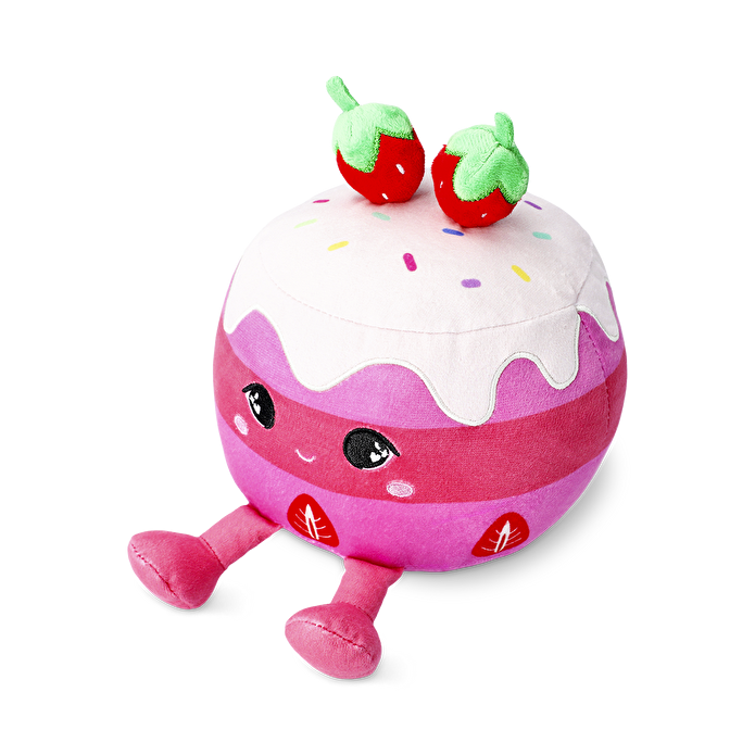 Flying Tiger Copenhagen Çilekli Pasta Peluş Oyuncak 15 cm