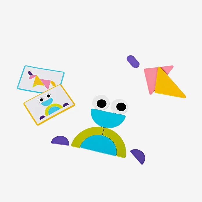 Flying Tiger Copenhagen Geometrik Şekilli Puzzle Seti