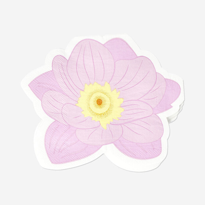 Flying Tiger Copenhagen Pembe Çiçek Şeklinde 16'lı Peçete