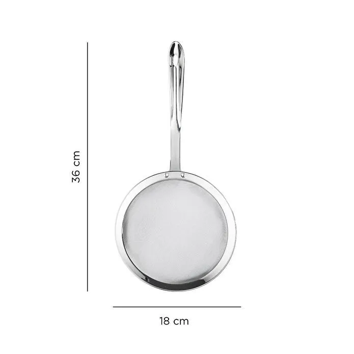 Jumbo Çelik Süzgeç 18 cm