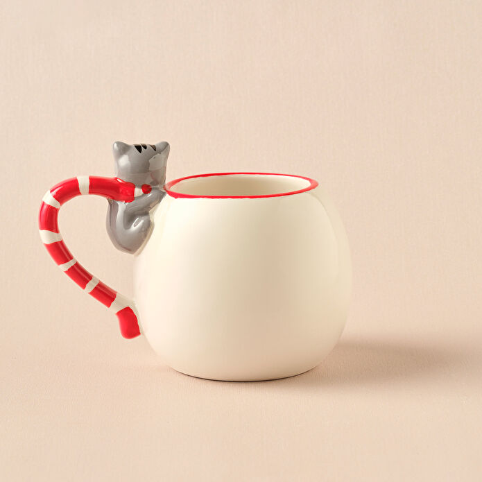 Karaca New Year Yılbaşı Cat Kupa 450 ml