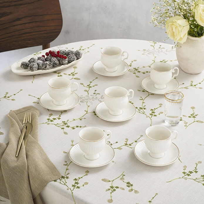 Karaca Malta 6 Kişilik Kahve Fincan Takımı 100 ml