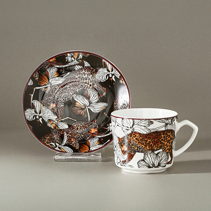 Karaca Tiger 2 Kişilik Kahve Fincan Takımı 80 ml