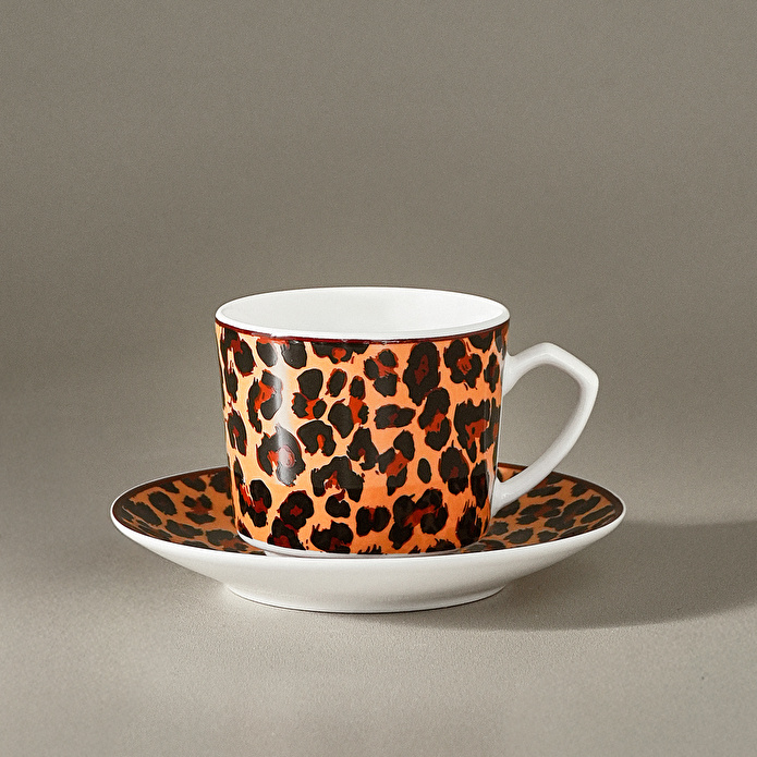 Karaca Tiger 2 Kişilik Kahve Fincan Takımı 80 ml