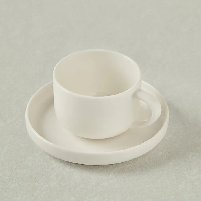 Karaca Stream Basic Line Çay Fincanı ve Tabağı 220 ml