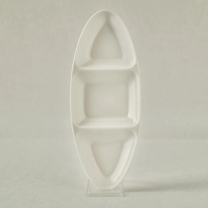 Karaca Stream Basic Line 3 Bölmeli Sunum Tabağı 26 cm