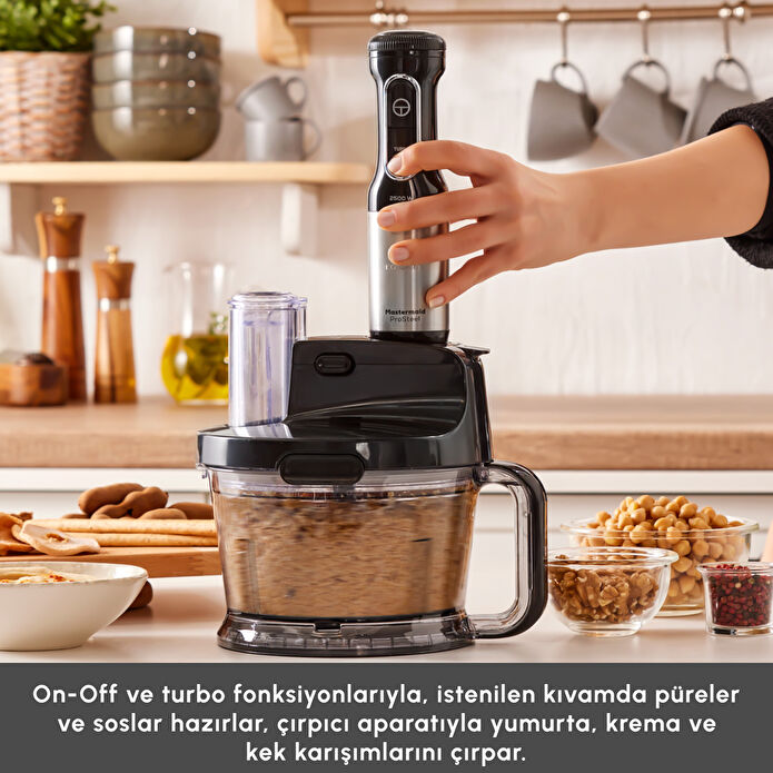 Karaca Mastermaid Prosteel Mutfak Robotu 2000W Siyah