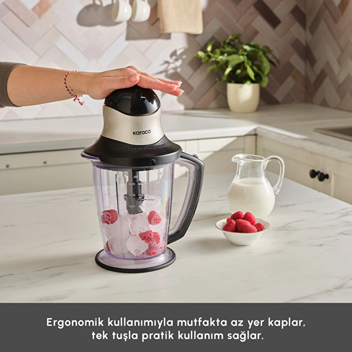 Karaca Multi XXL Doğrayıcı 1000w Cream 1.5 L