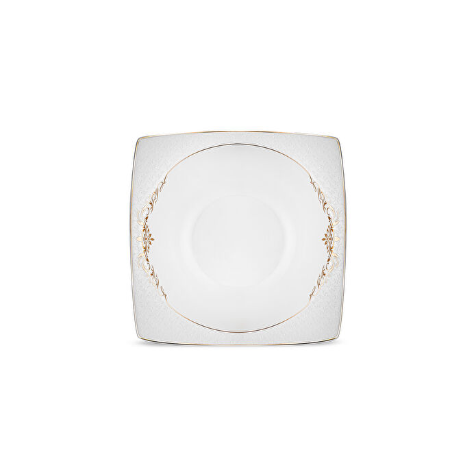 Emsan Lorella Fine Bone 61 Parça 12 Kişilik Kare Yemek Takımı Gold
