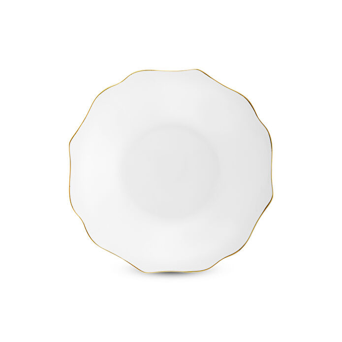 Emsan Maria Fine Bone 59 Parça 12 Kişilik Yuvarlak Yemek Takımı Gold