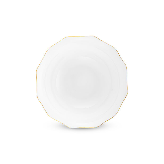 Emsan Maria Fine Bone 59 Parça 12 Kişilik Yuvarlak Yemek Takımı Gold