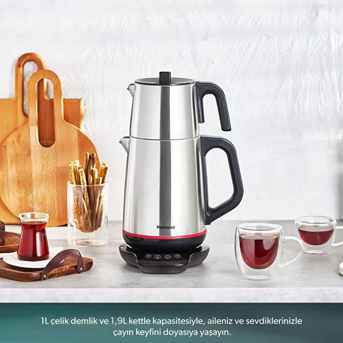 Homend Royaltea 1708H Dokunmatik Konuşan Çay Makinesi
