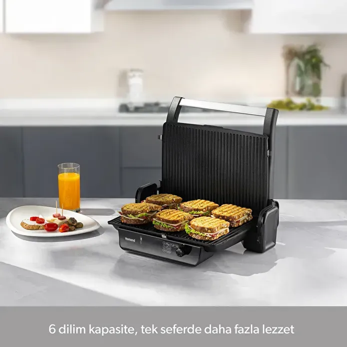 Homend Toastbuster 1334h Tost Makinesi Mat Siyah