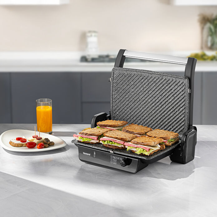 Homend Toastbuster 1334h Tost Makinesi Mat Siyah