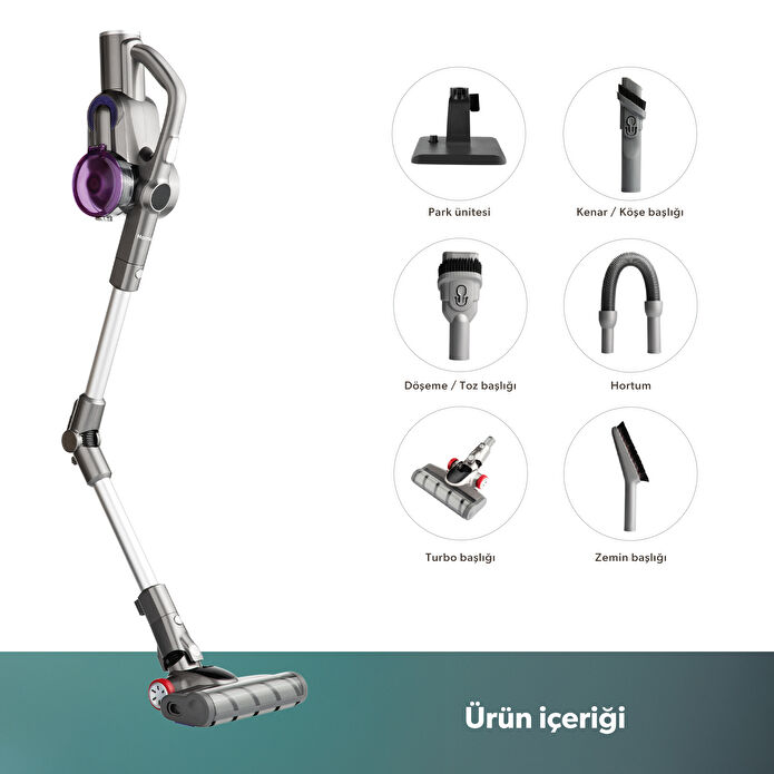 Homend Dustrider 1260h Dikey Şarjlı Kablosuz Süpürge