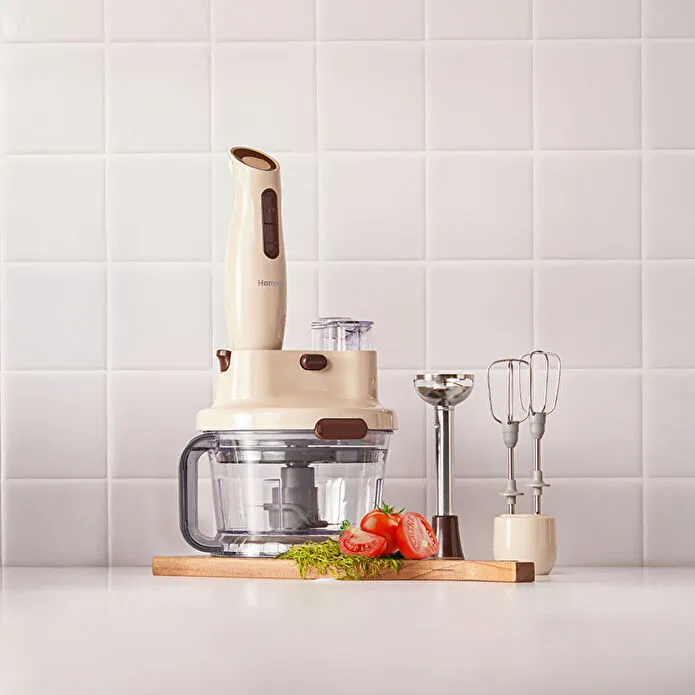 Homend Vintage Functionall 2834H Mutfak Robotu Bej