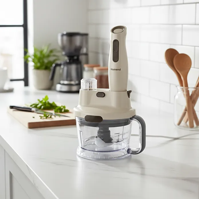 Homend Vintage Functionall 2834H Mutfak Robotu Bej