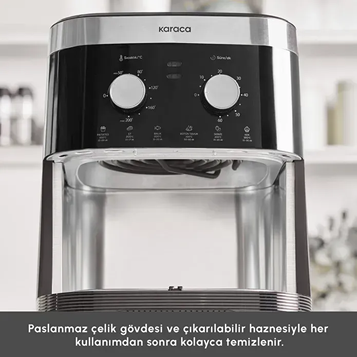 Karaca Gourmet Ekstra Büyük Hacim 8 Kişilik Airfryer