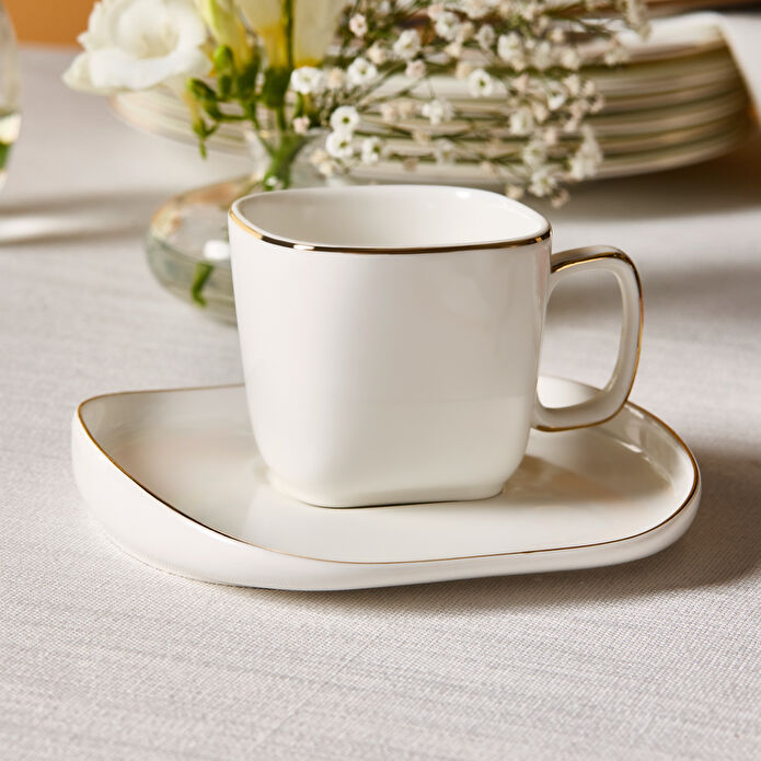 Karaca Streamline Plato 2 Kişilik Çay Fincanı 220 Ml