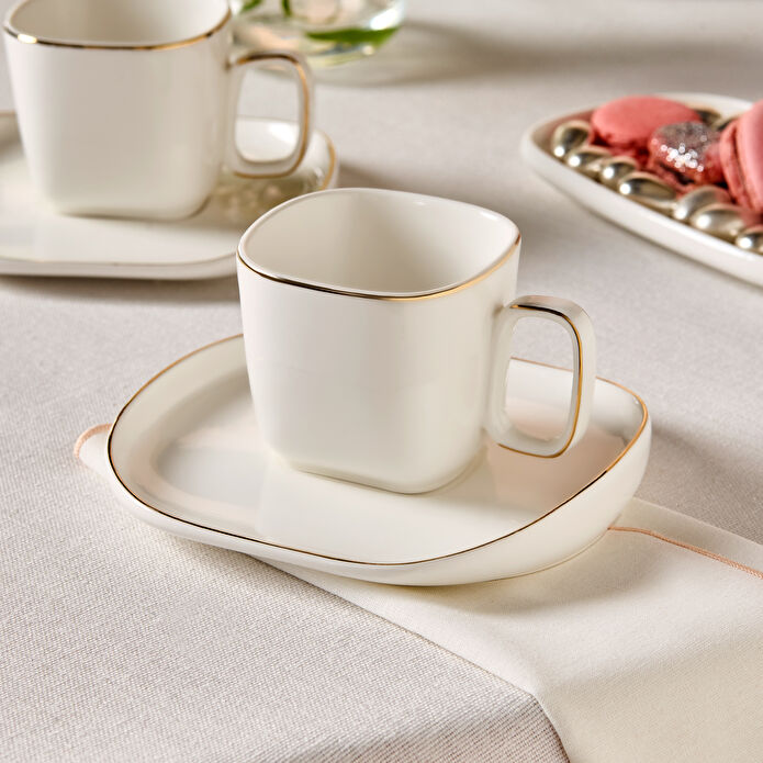 Karaca Streamline Plato 2 Kişilik Çay Fincanı 220 Ml