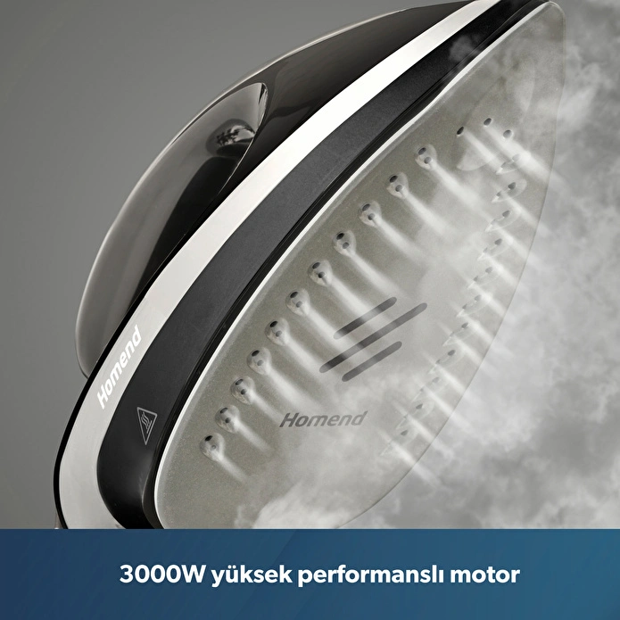 Homend Jetsteam 1166h Buhar Kazanlı Ütü Mavi Siyah