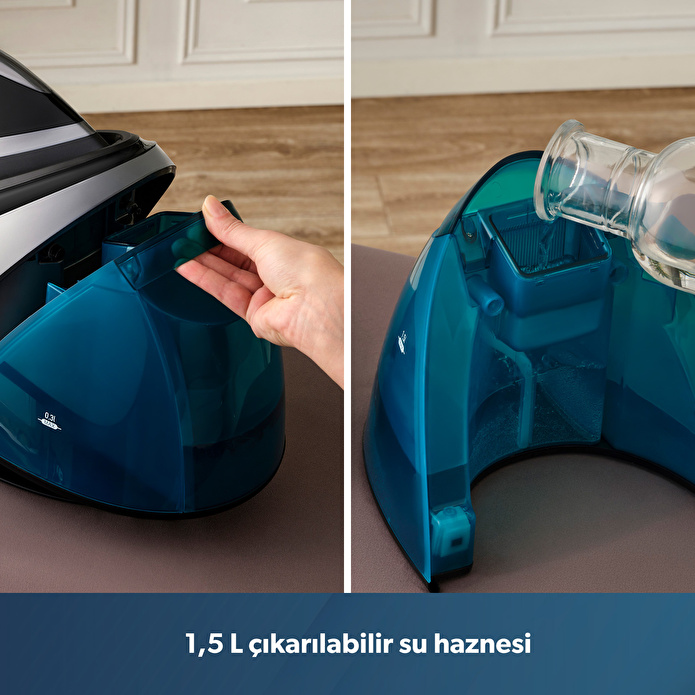 Homend Jetsteam 1166h Buhar Kazanlı Ütü Mavi Siyah