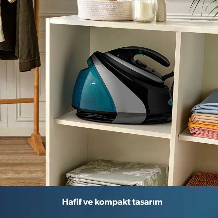 Homend Jetsteam 1166h Buhar Kazanlı Ütü Mavi Siyah