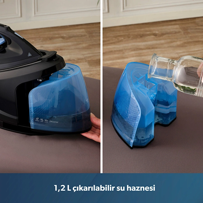 Homend Steamwork 1169H Buhar Kazanlı Ütü Siyah Mavi