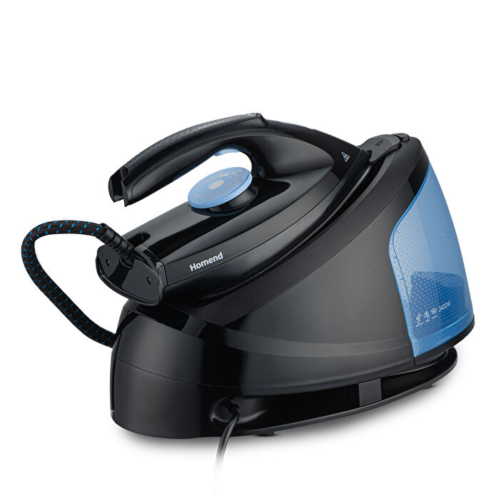 Homend Steamwork 1169H Buhar Kazanlı Ütü Siyah Mavi