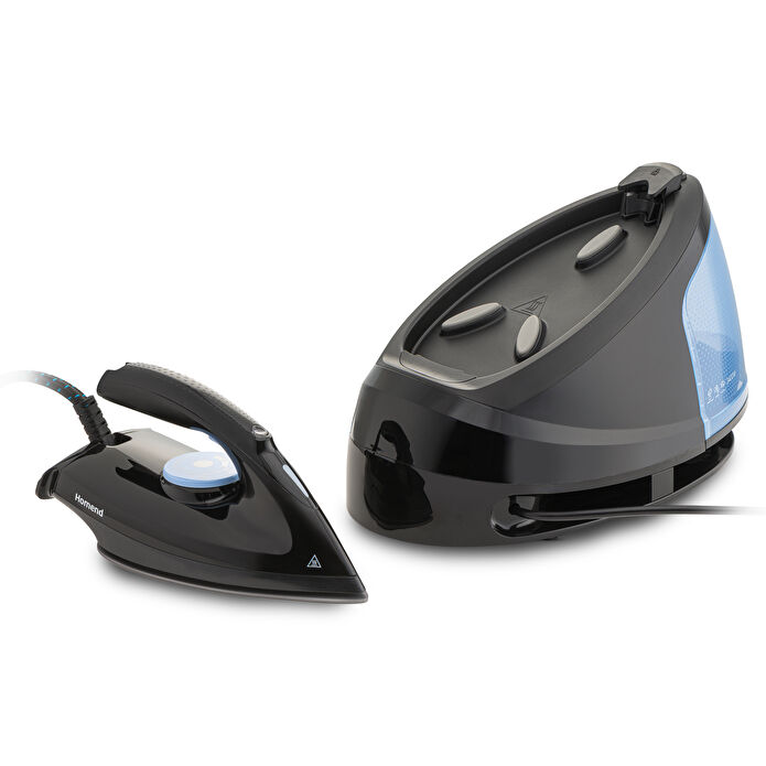 Homend Steamwork 1169H Buhar Kazanlı Ütü Siyah Mavi