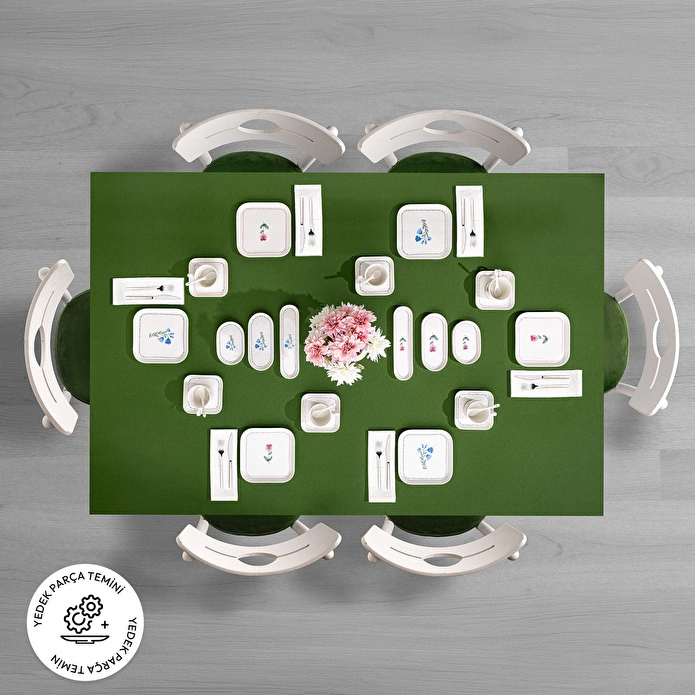 Emsan Viola Porselen 30 Parça 6 Kişilik Kahvaltı Takımı