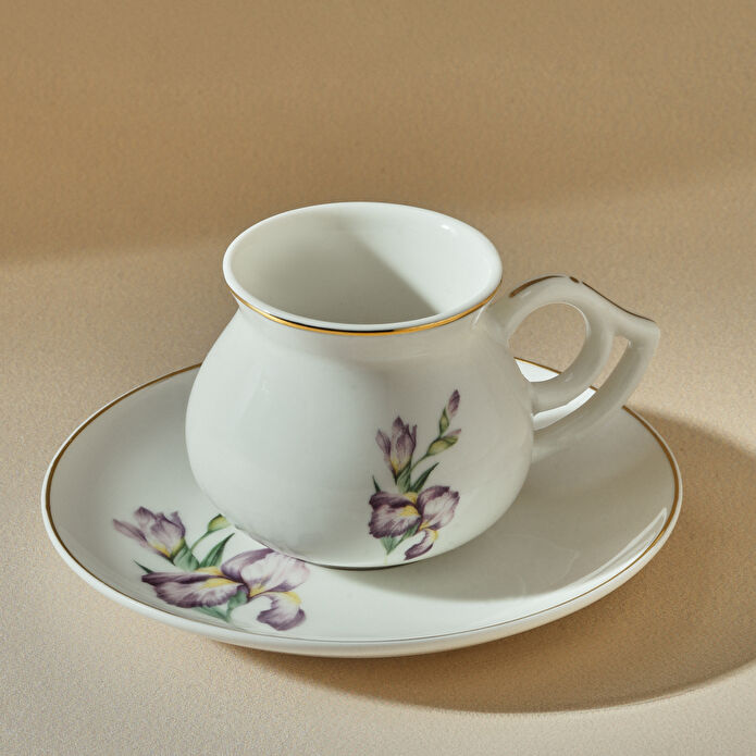 Karaca Botanik 6 Kişilik Kahve Fincan Takımı 80 ml