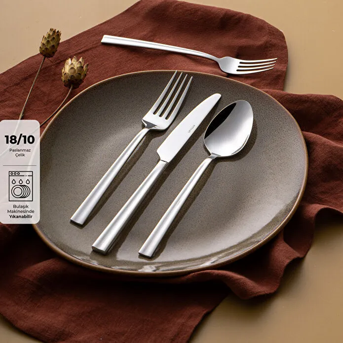 Emsan Çınar 24 Parça Kutulu Çatal Kaşık Bıçak Takımı