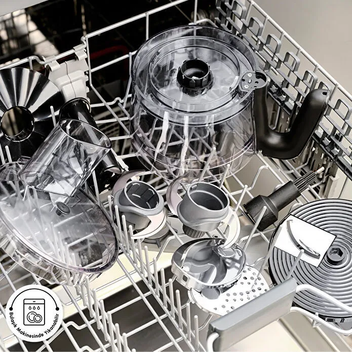 Karaca Mastermaid Power Max 11 in 1 Mutfak Robotu 2500W Black Copper