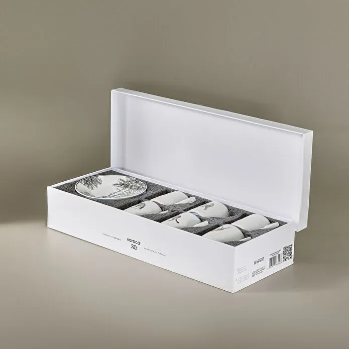 Karaca Jungle 6 Kişilik Kahve Fincan Takımı 80 ml