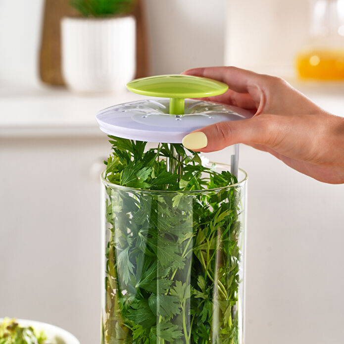 Karaca Herbal Eco Cam Sebze Saklama Kabı 550 ml