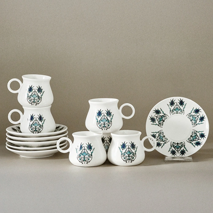 Karaca Bursa 6 Kişilik Kahve Fincanı Takımı 90 ml