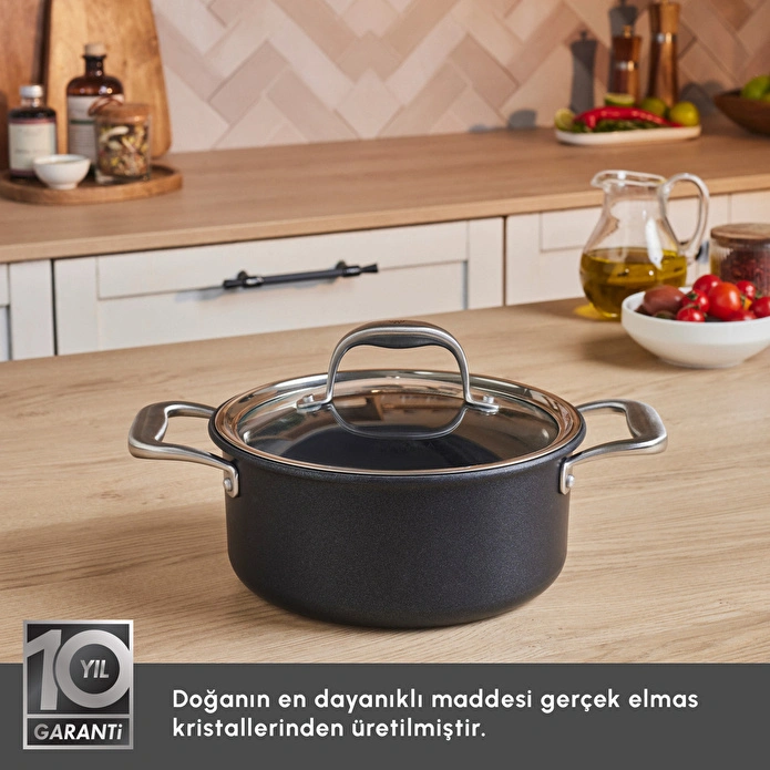 Karaca Biodiamond Pro İndüksiyon Tabanlı Tencere 20 Cm