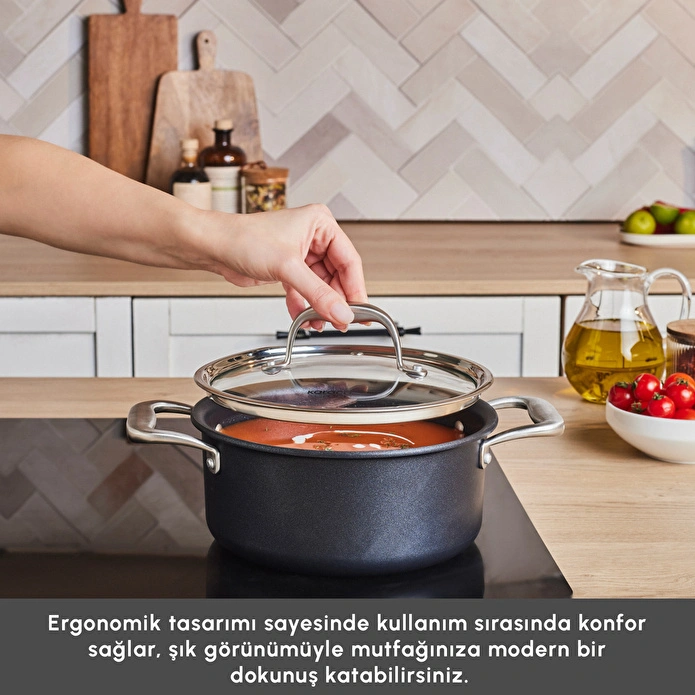 Karaca Biodiamond Pro İndüksiyon Tabanlı Tencere 20 Cm
