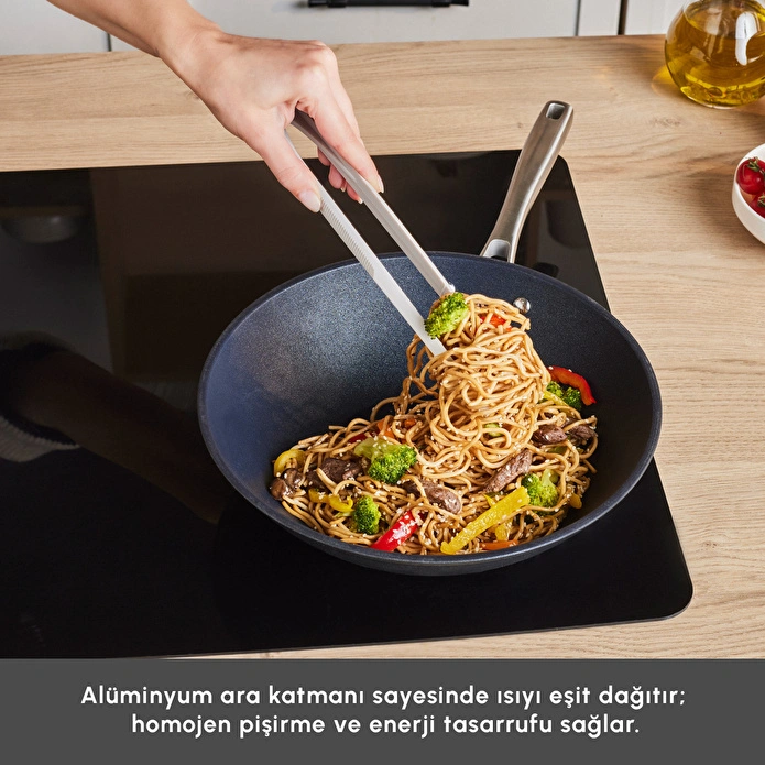 Karaca Biodiamond Pro İndüksiyon Tabanlı Wok Tava 28 Cm