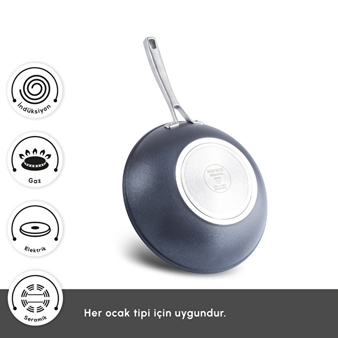 Karaca Biodiamond Pro İndüksiyon Tabanlı Wok Tava 28 Cm