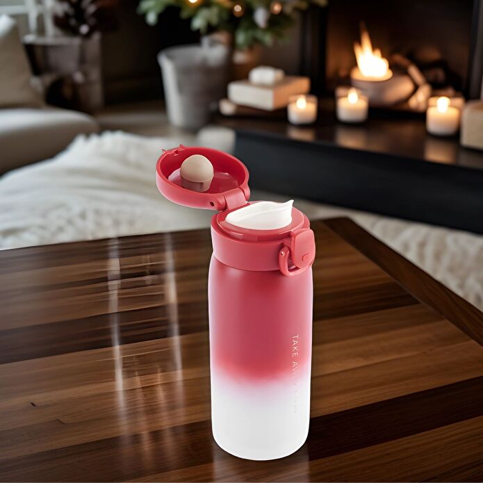 Karaca Skyfall Çelik Sızdırmaz Termos Kırmızı 350 ml