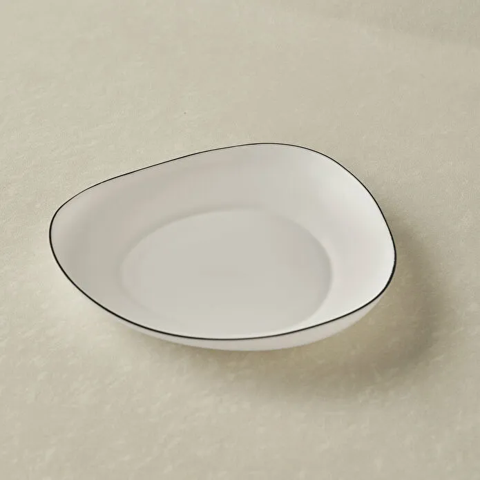 Karaca Agata Opal Cam Çukur Tabak 18 Cm