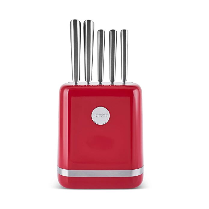 Karaca Retroway 6 Parça Bıçak Seti Kırmızı