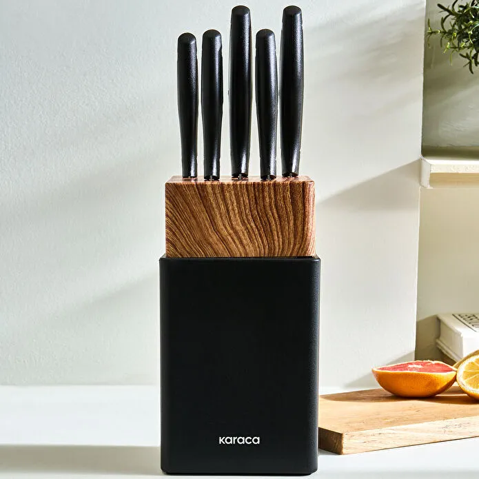 Karaca Mastercut 6 Parça Bıçak Seti Siyah