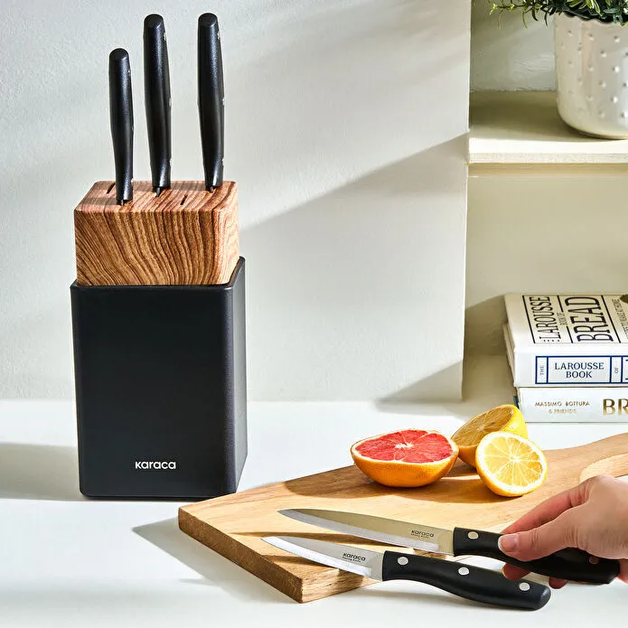 Karaca Mastercut 6 Parça Bıçak Seti Siyah