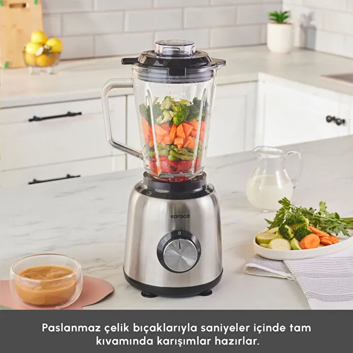 Karaca İnox 1.5 Lt Cam Hazneli Smoothie Blender