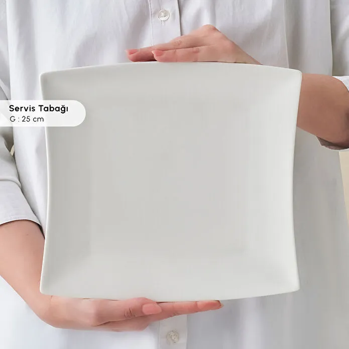 Karaca Forever Bone New Perfect White 26 Parça 6 Kişilik Kahvaltı Takımı