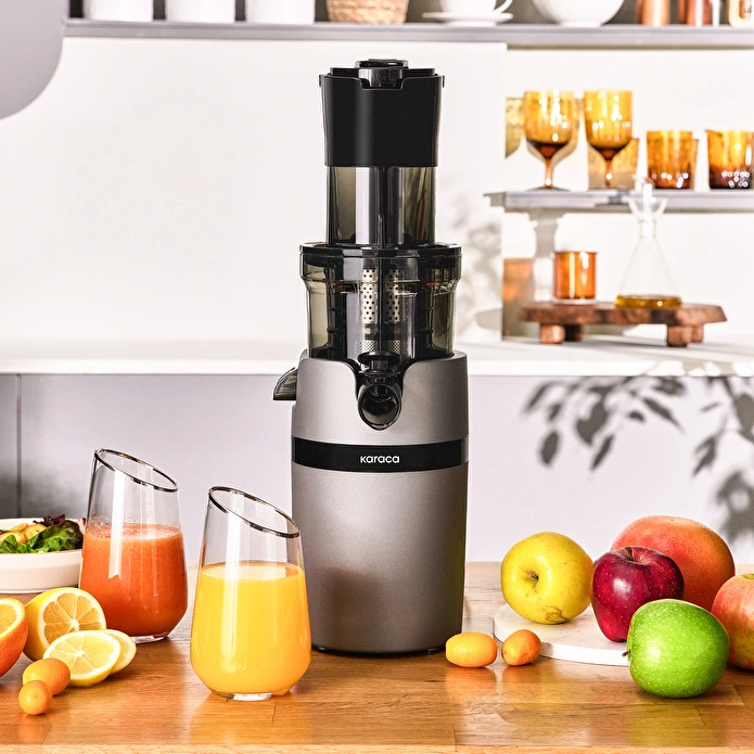 Karaca Slow Juicer Yavaş Sıkım Katı Meyve Sıkacağı